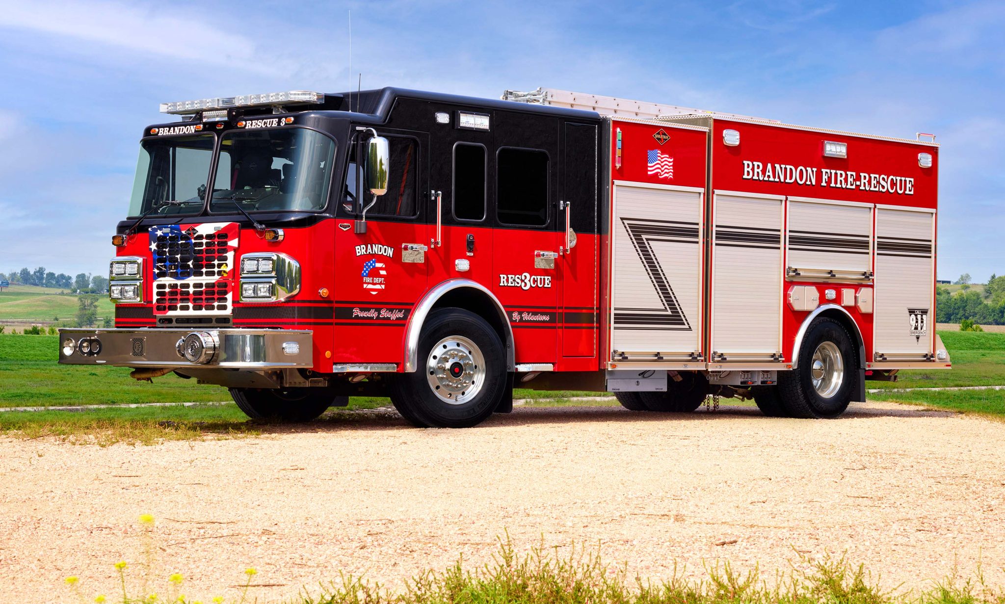Brandon Volunteer Fire Department Pumper Spartan Emergency Response