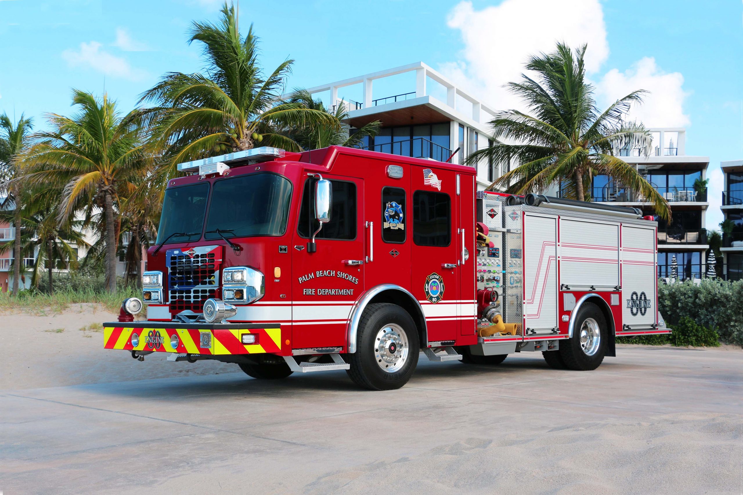 PALM BEACH SHORES FIRE DEPARTMENT TAKES DELIVERY OF SPARTAN EMERGENCY RESPONSE® S-180 PUMPER